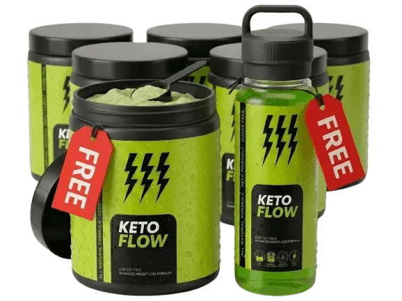 KetoFlow keto supplement jars official website - save 50 percent discount offer